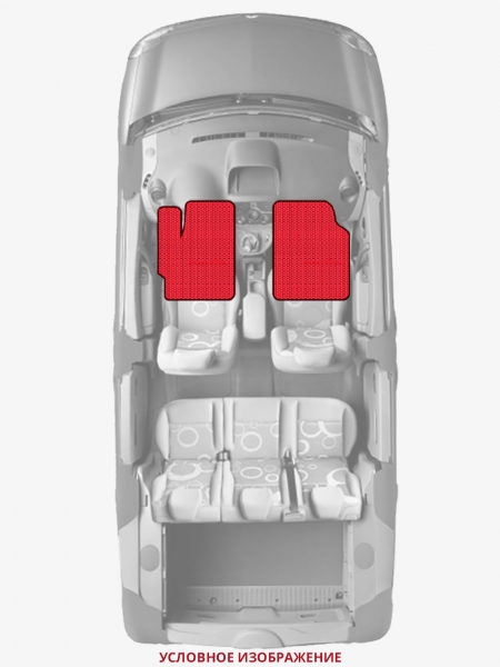 ЭВА коврики «Queen Lux» передние для Ford Zephyr