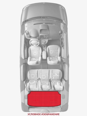 ЭВА коврики «Queen Lux» багажник для Honda Civic 4D (8G)